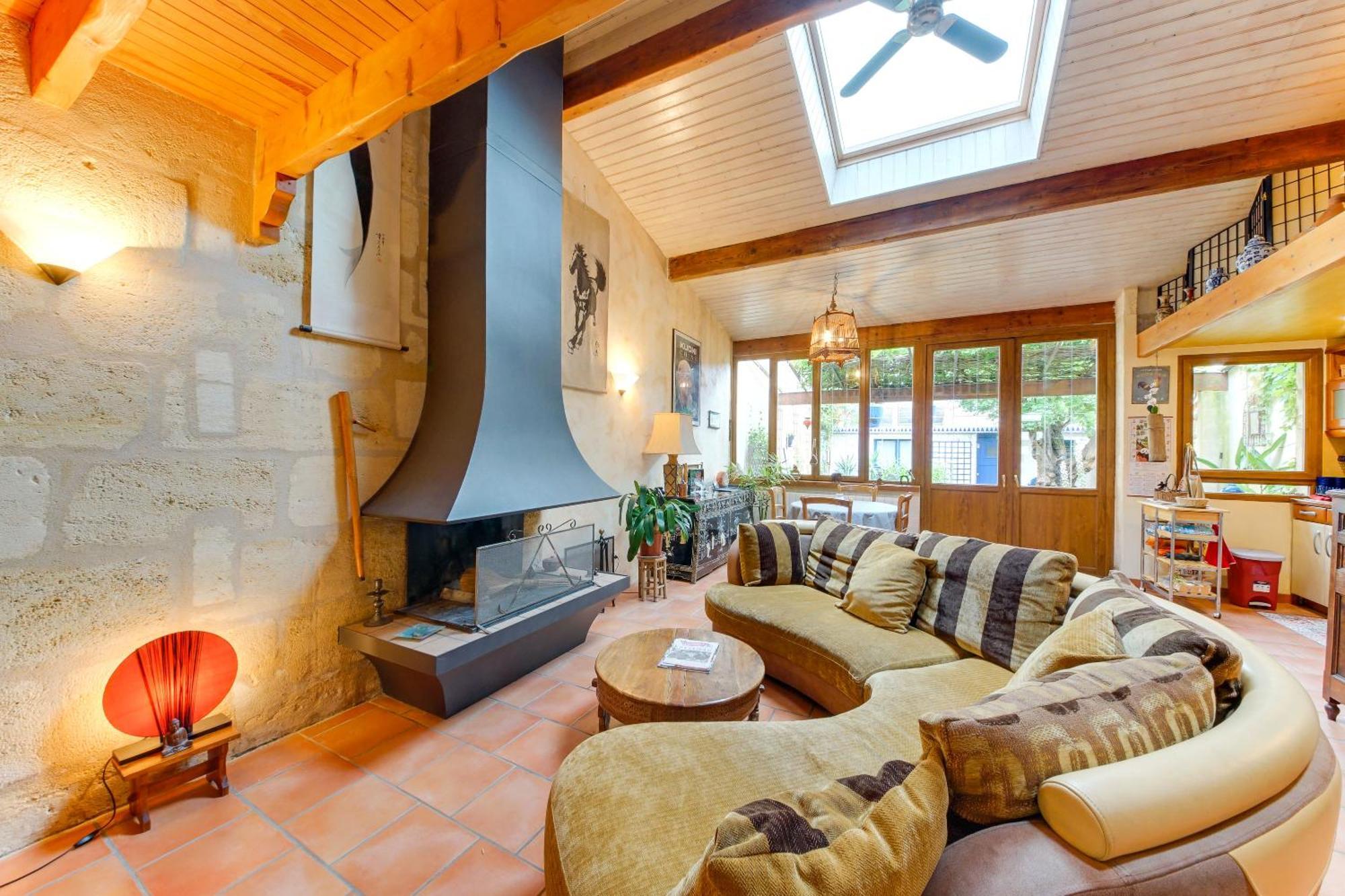 Superbe Maison En Pierre Bordelaise Bordeaux Bagian luar foto