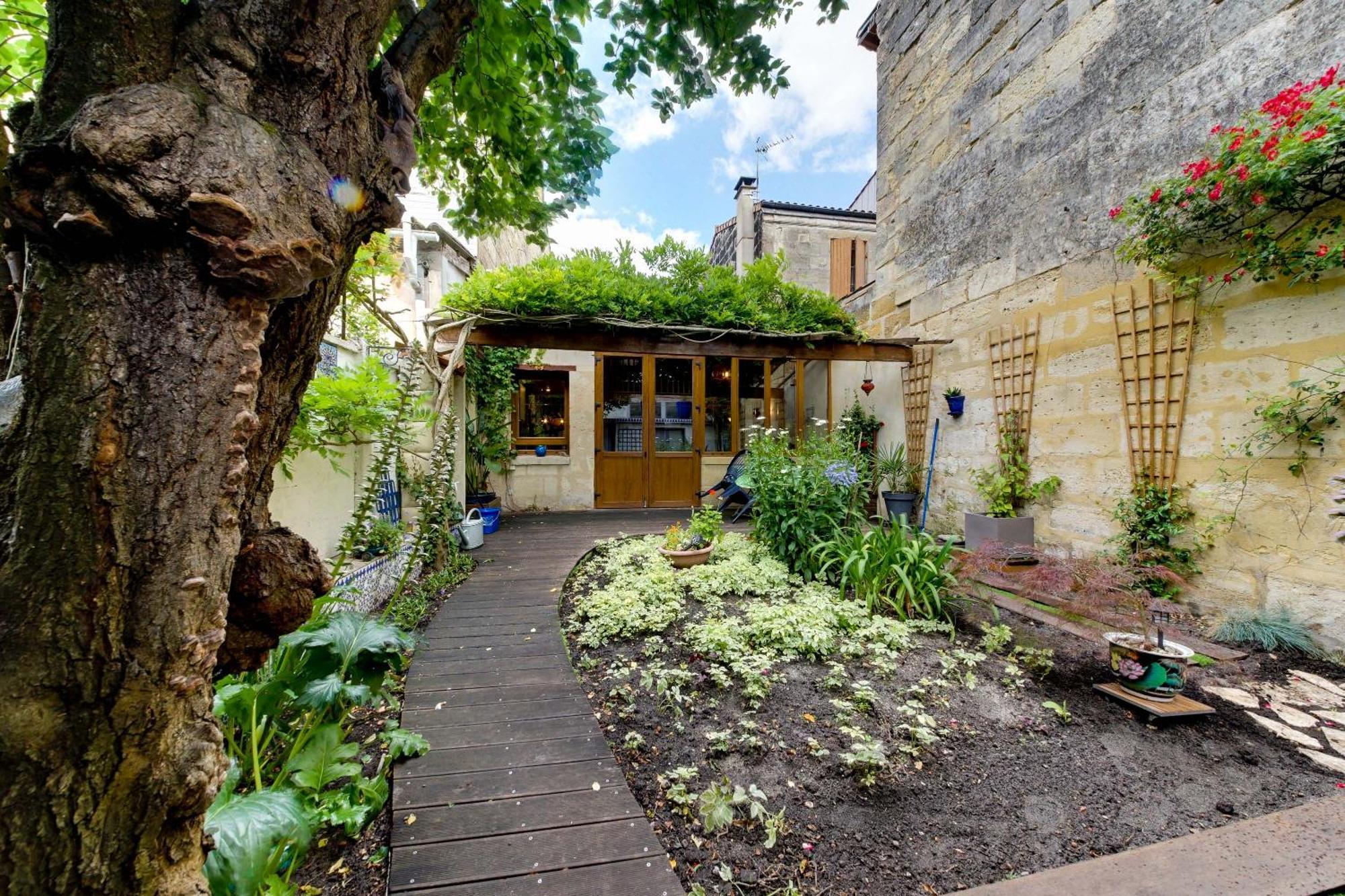 Superbe Maison En Pierre Bordelaise Bordeaux Bagian luar foto